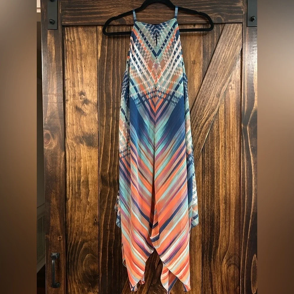 Colorful Geometric Maxi Dress - Picture 6 of 8
